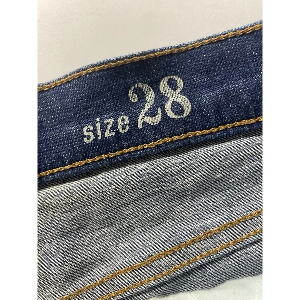 J.Crew Jeans Women's Size 28 Denim Cutoff Shorts Frayed Hem Blue